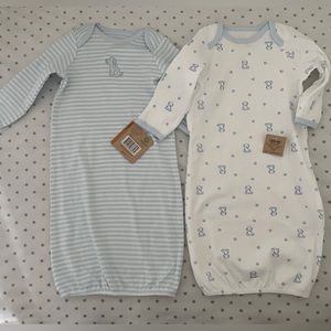 Set of 0-3 month baby gowns